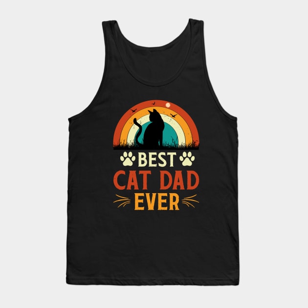 Best Cat Dad Ever t-shirt Tank Top by rissander